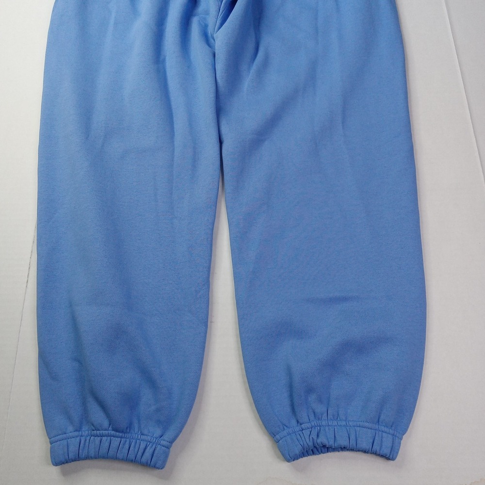 Adidas All SZN Sweatpants Women's Size L Large Blue Loose Fit Tapered Leg JV7308 - Picture 10 of 11